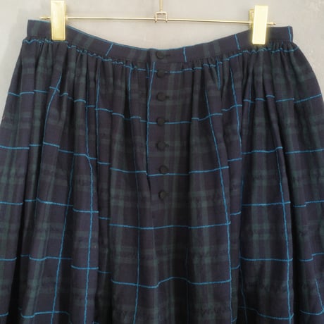 SEASON GAP LAB. check skirt-02