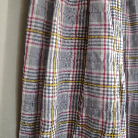 SEASON GAP LAB. check skirt-01