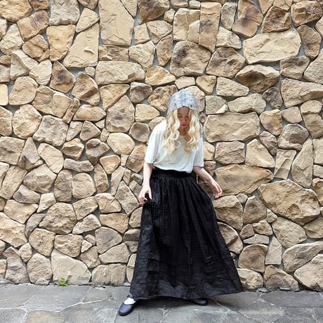 TUCK VEIL-TUNIC-SKIRT