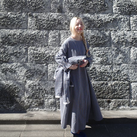 ON/OFF CHECK 182 DRESS - SEASIDE SUNRISE