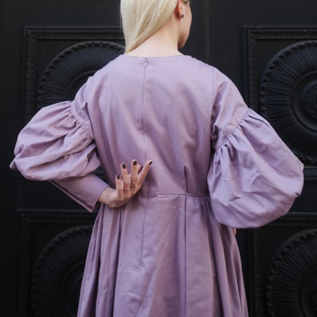 “BOUQUET” lots of little happiness DRESS - MURASAKI