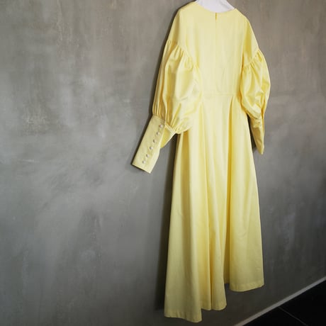 “BOUQUET” lots of little happiness DRESS - YELLOW
