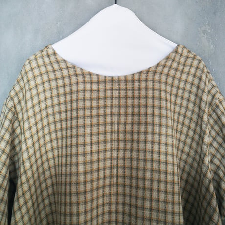 ON/OFF CHECK 182 DRESS - BEIGE QUEEN