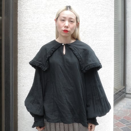 SHELTER BLOUSE - black hole