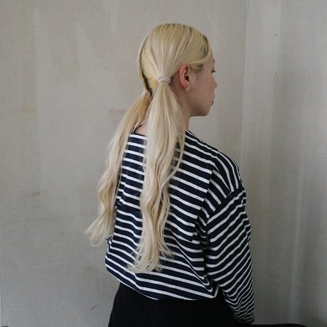 182 sailor collar border tops - calm navy
