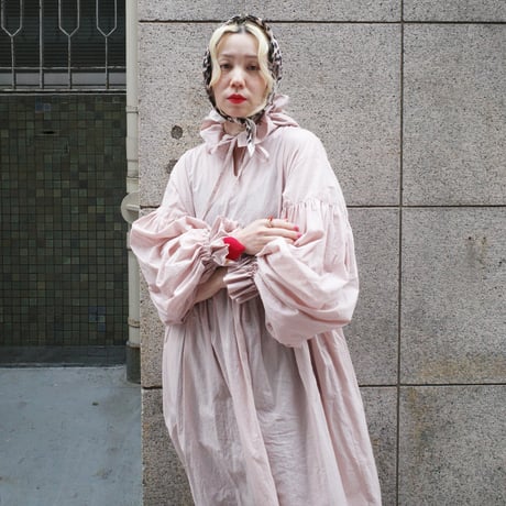 CANDY SLEEVE ANORAK？ DRESS - PINK