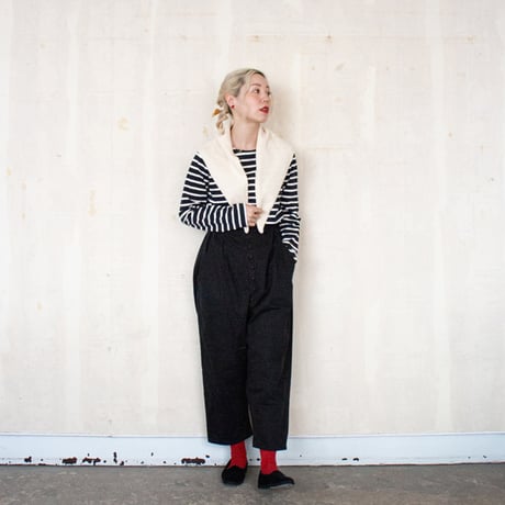 MANY MANY MOON PANTS - BLACK MOON