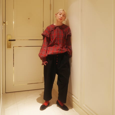 MANY MANY MOON PANTS -  RED MOON