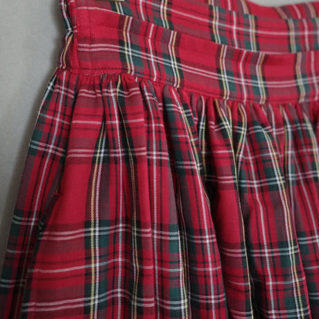 “DERA” CHECK HARVEST FESTIVAL SKIRT