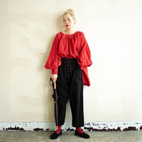 MANY MANY MOON PANTS -  RED MOON