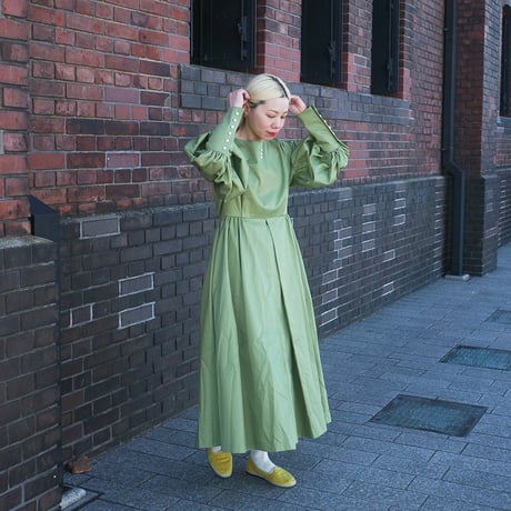 “BOUQUET” lots of little happiness DRESS - GREEN