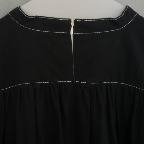 NEIGHBOR’S TEA TOWEL DRESS - BLACK