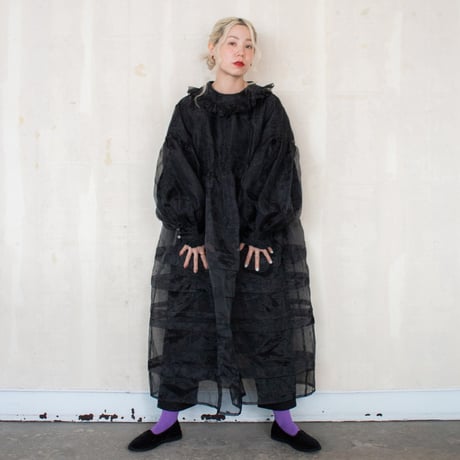 DOLL ORGANZA TUCK DRESS