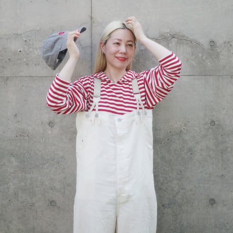 182 sailor collar border tops - passion red