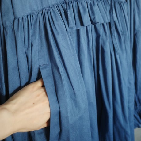 CANDY SLEEVE ANORAK？ DRESS - BLUE