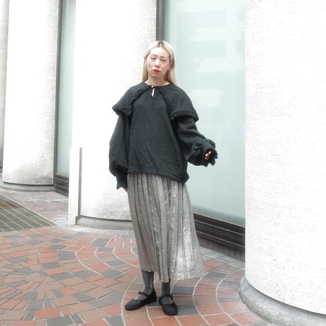 SHELTER BLOUSE - black hole