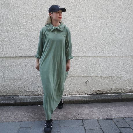 BATH TOWEL SET DRESS -  GREEN TEA