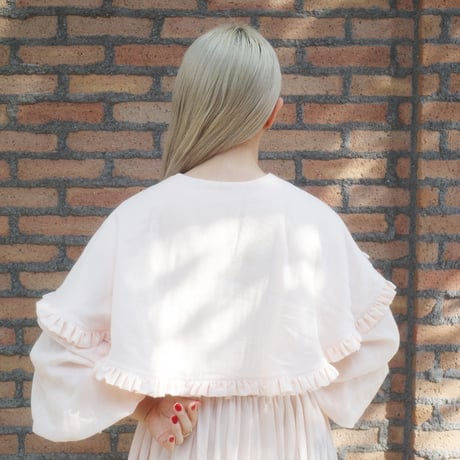 【4/6〜再予約販売】 SHELTER BLOUSE - pink