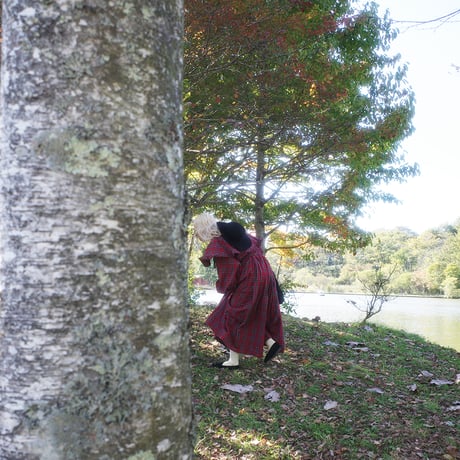“DERA” CHECK HARVEST FESTIVAL SKIRT
