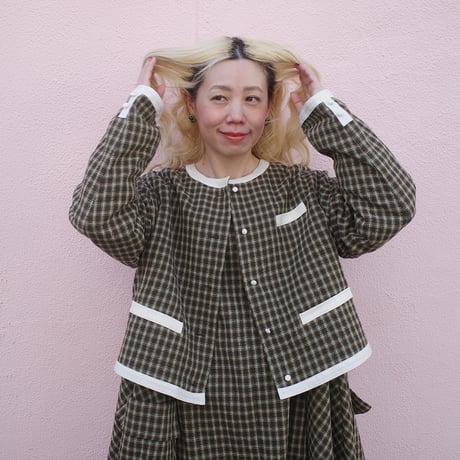 ON/OFF 182 BLOUSE JACKET - MODERN SEPIA
