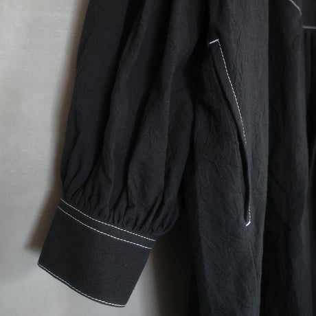 NEIGHBOR’S TEA TOWEL DRESS - BLACK