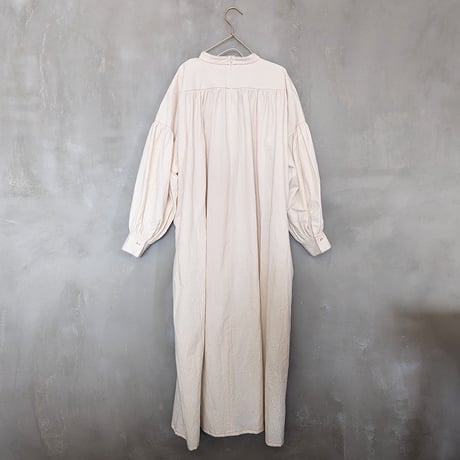 NEIGHBOR’S TEA TOWEL DRESS - OFF WHITE