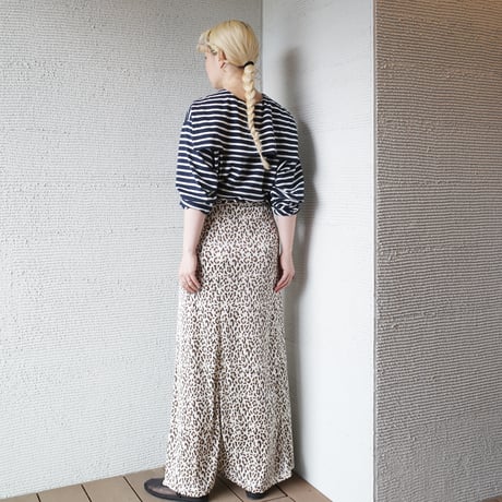 182 sailor collar border tops - calm navy