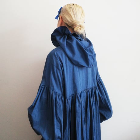 CANDY SLEEVE ANORAK？ DRESS - BLUE