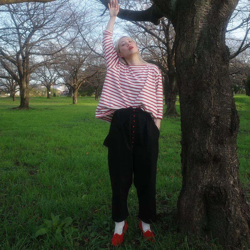 MANY MANY MOON PANTS - RED MOON | madder madder