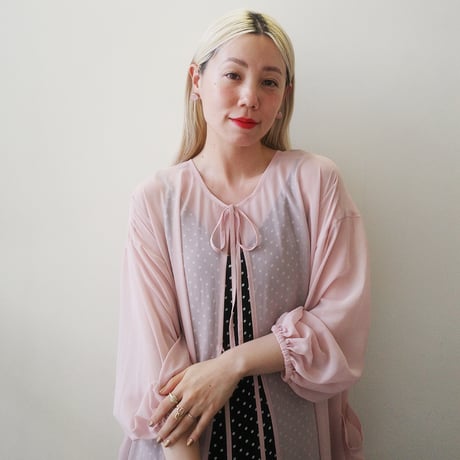 “TEA BREAK” 2WAY GOWN DRESS - pink