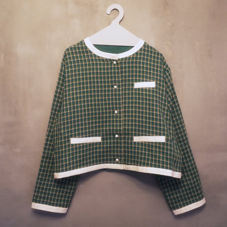 ON/OFF 182 BLOUSE JACKET - GREEN SMOOTHIE