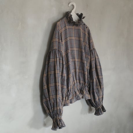 SEASON GAP LAB. check frill blouse - 03