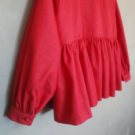 “Zephyrus” first breath  blouse jacket - red