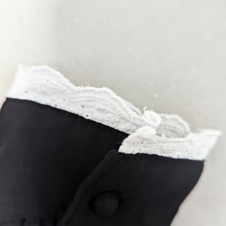 GO GO VINTAGE! BLOUSE - BLACK&WHITE