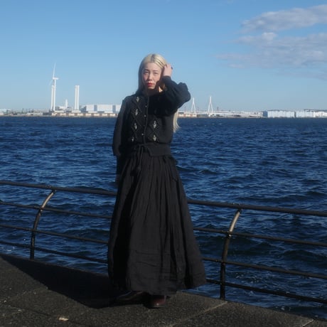 TUCK VEIL-TUNIC-SKIRT