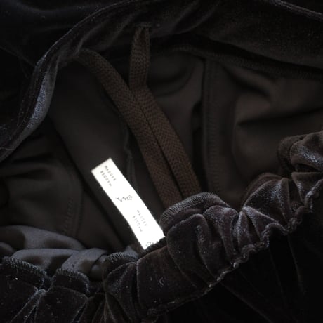 GO GO VINTAGE!  VELOUR PANTS  - onyx