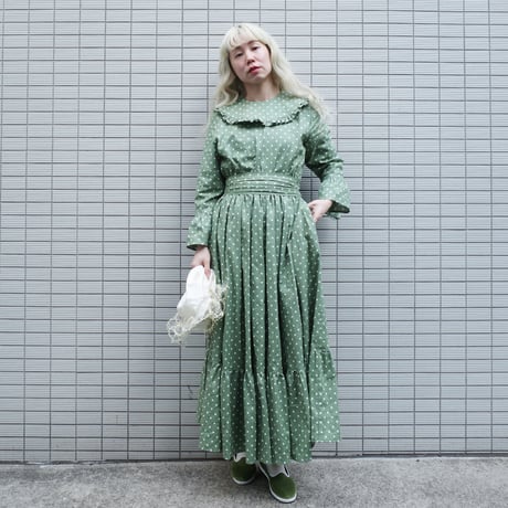 Dumpling　Dreamy　Dress - green