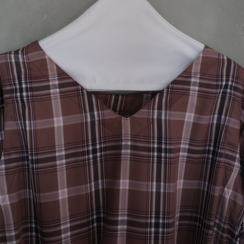 ON/OFF “Luna” magical sleeve check dress | madd