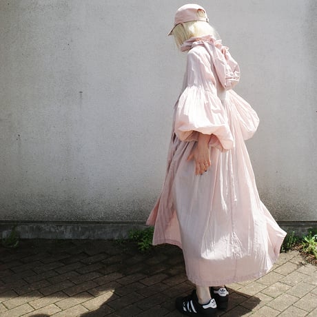 CANDY SLEEVE ANORAK？ DRESS - PINK