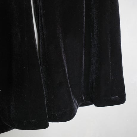 GO GO VINTAGE!  VELOUR PANTS  - onyx