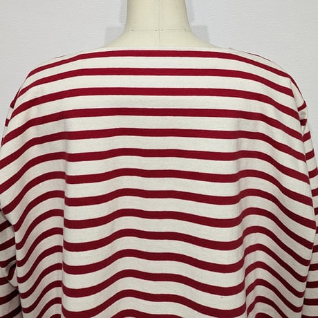grandpappy's basque shirt - red & off white