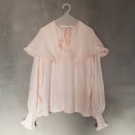 【4/6〜再予約販売】 SHELTER BLOUSE - pink