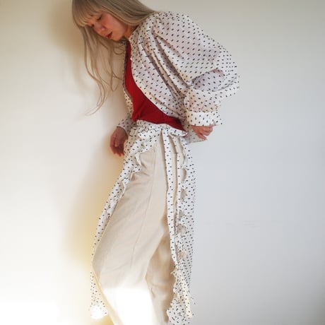 Tang Yuan Parlor's APRON - mochi2 white