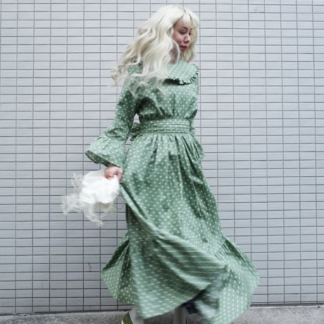 Dumpling　Dreamy　Dress - green