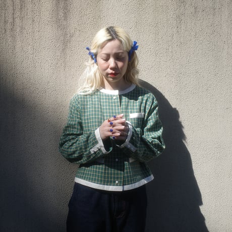 ON/OFF 182 BLOUSE JACKET - GREEN SMOOTHIE