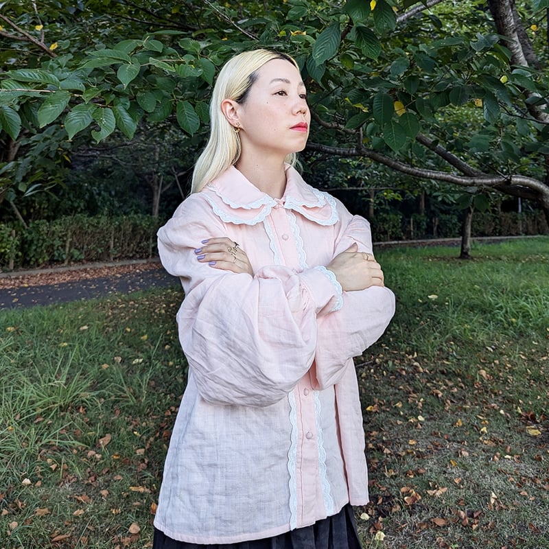 トップス madder madder GO GO VINTAGE! BLOUSE GO GO VINTAGE! BLOUSE - PINK | madder madder