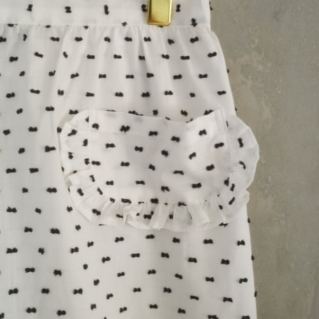 Tang Yuan Parlor's APRON - mochi2 white