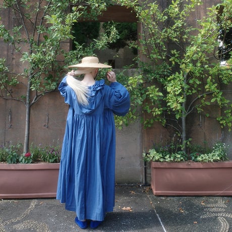CANDY SLEEVE ANORAK？ DRESS - BLUE
