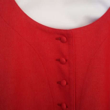 “Zephyrus” first breath  blouse jacket - red