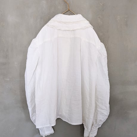 GO GO VINTAGE! BLOUSE - WHITE